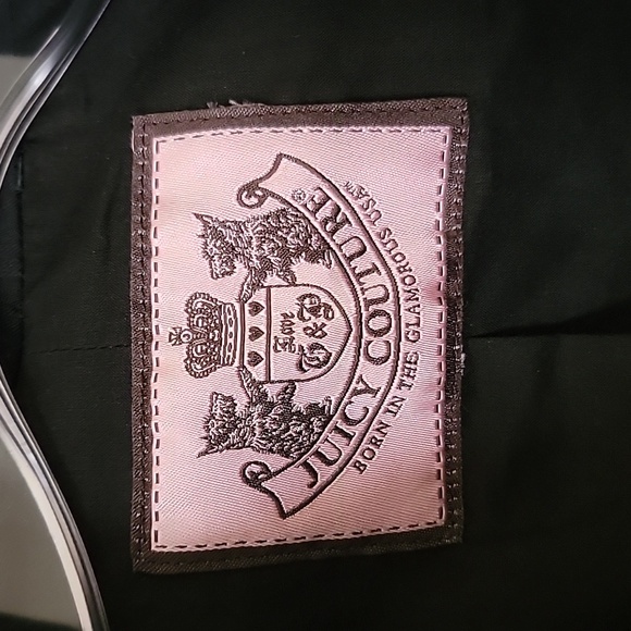 JUICY COUTURE Cropped Casino Jacket Black Size S - Picture 7 of 16